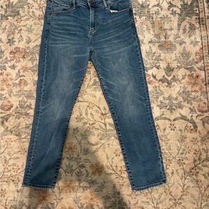 Abercrombie & Fitch Blue Ankle Jeans